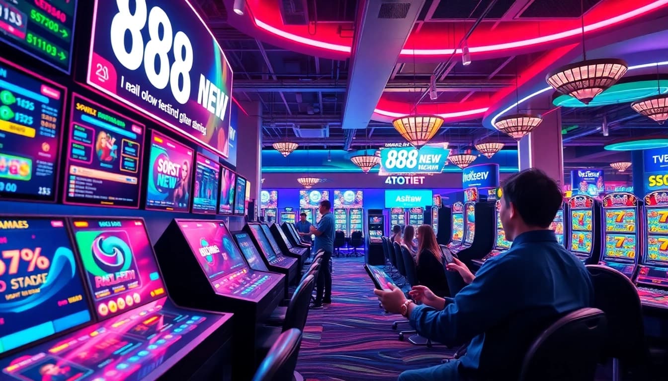 Engaging online gaming experience at 888new with vibrant visuals and secure transactions.