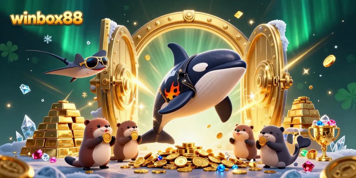 Spin to win big with winbox88 in a lively underwater casino adventure!