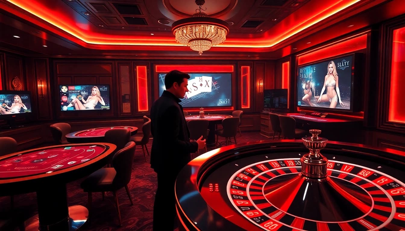 Experience captivating gameplay in sex games ai with an engaging virtual casino atmosphere.