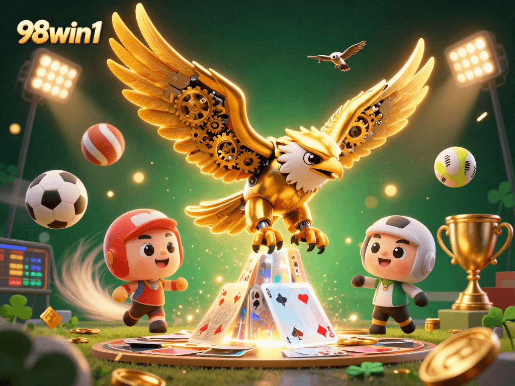 Engage in thrilling gameplay at 98win1, where vibrant casino elements illuminate the gaming experience.