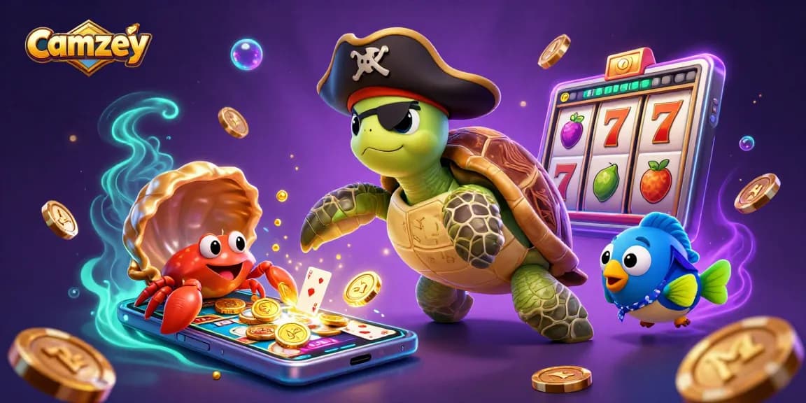 Engage with camzey's vibrant slot game atmosphere featuring colorful characters and 3D action.