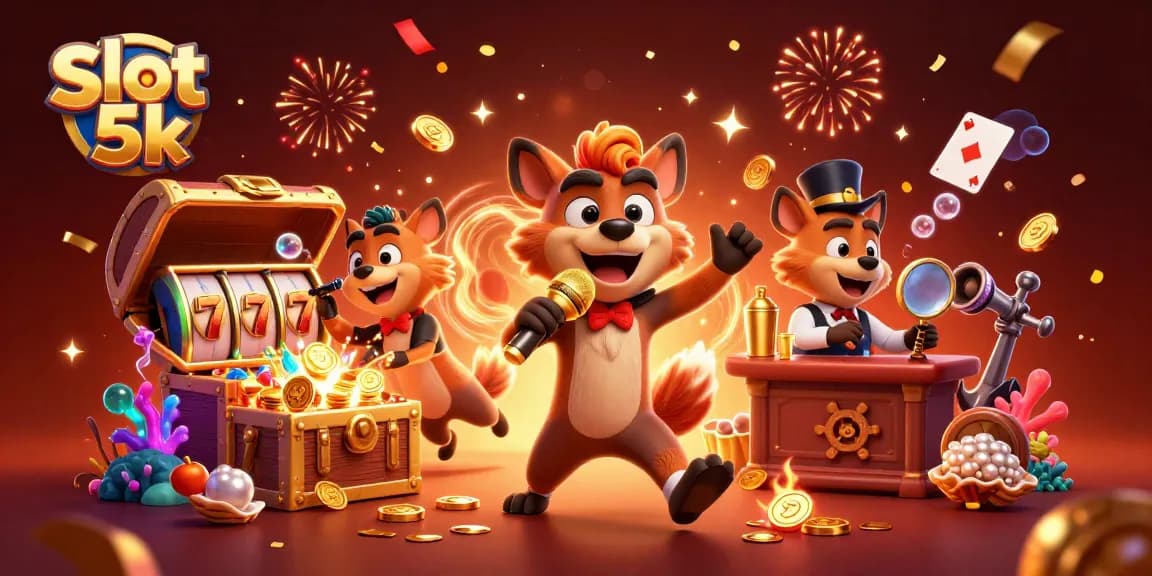 Engage in thrilling spins at slot 5k with stellar jackpots and lively characters.