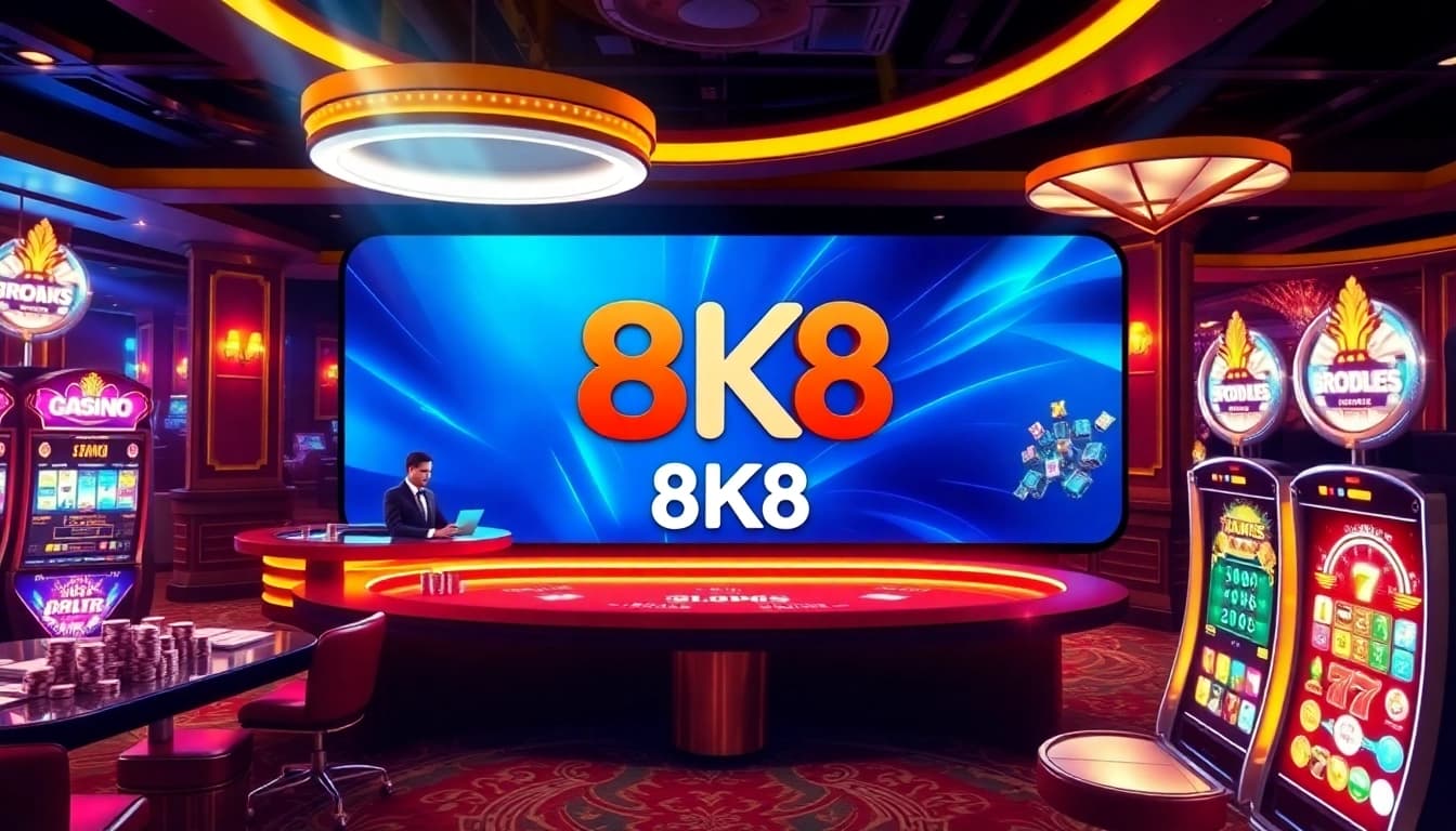 Experience thrilling gaming at 8k8 with engaging online casino tables and dynamic gameplay.
