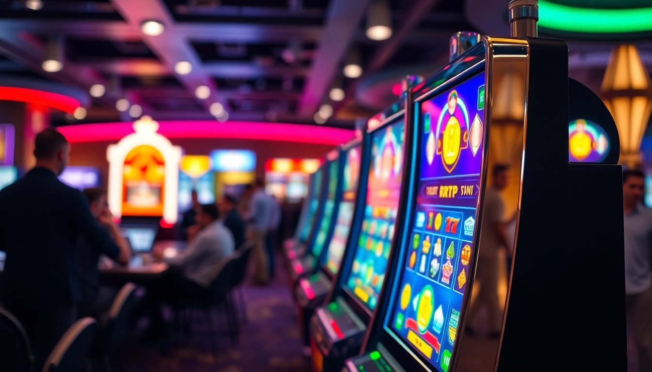 Rtp slot menarik perhatian di kasino yang ramai.