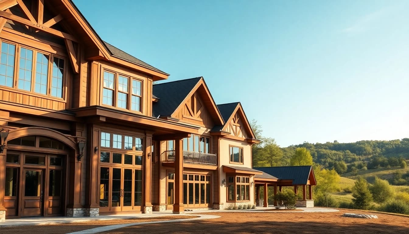 Showcasing a colonial home new build construction with elegant architecture amidst natural surroundings.