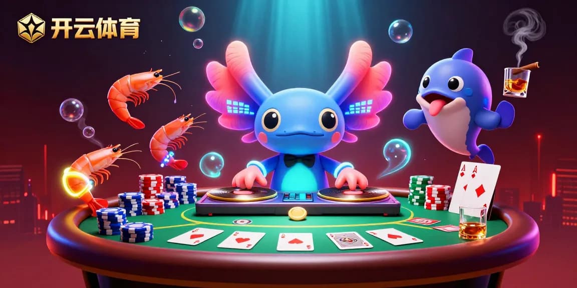 Experience the vibrant entertainment of 开云体育 with an engaging underwater casino scene showcasing a lively DJ and dynamic game elements.