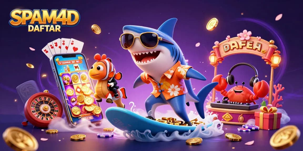 Menangkan pengalaman bermain dengan SPAM4D DAFTAR yang penuh dengan simbol slot dan karakter menarik.