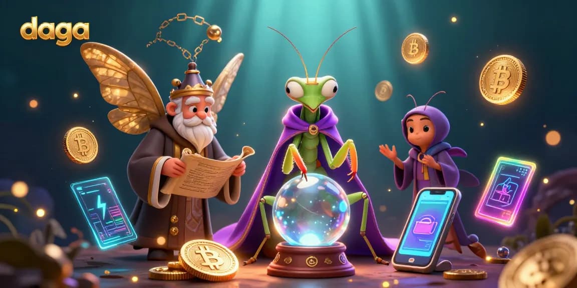 Engage in epic gameplay at Daga, with a mystical fortune teller and captivating game elements.