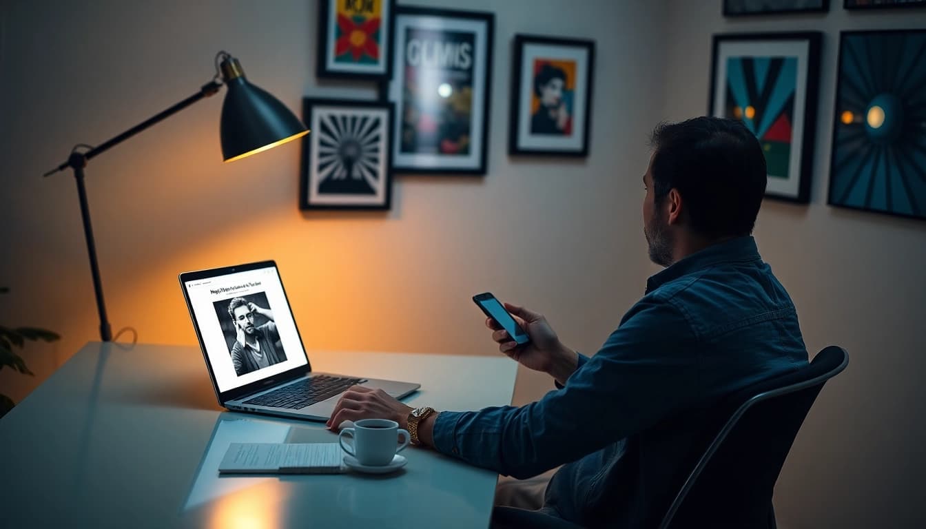 Generate stunning visuals with an image to prompt generator tool interface.