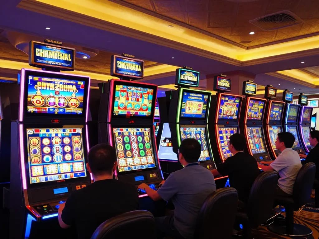 Play engaging slot resmi games in an exciting casino atmosphere.