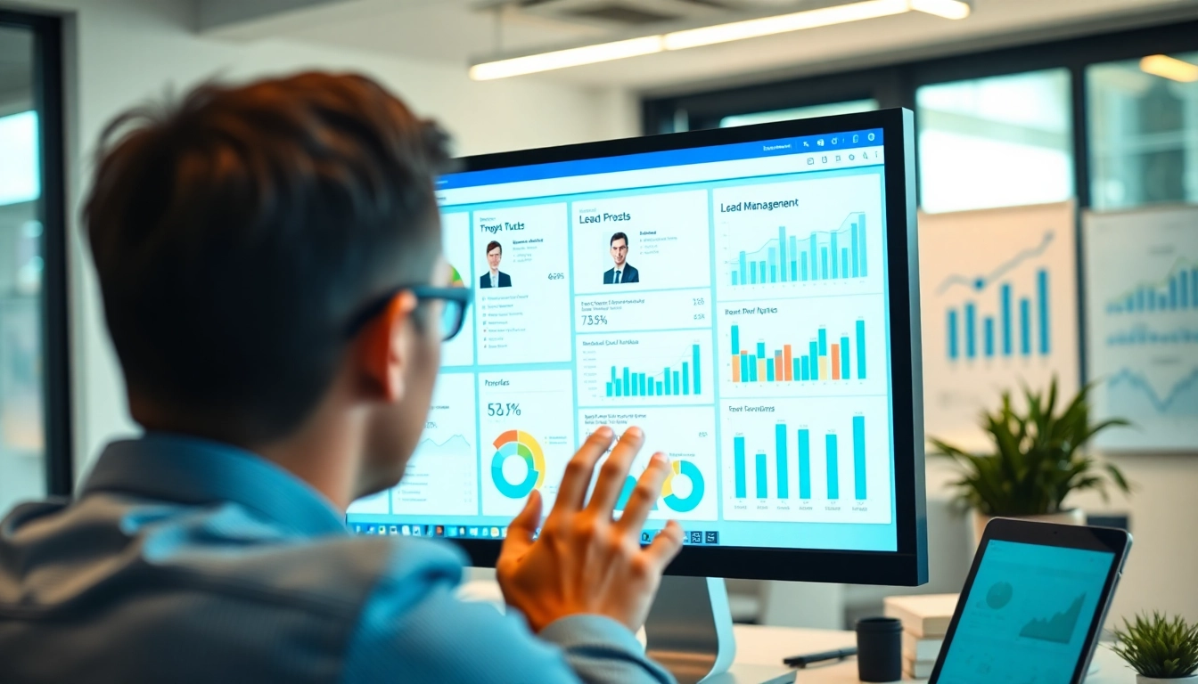 Engaging workplace where a user scrapes LinkedIn and sales navigator leads for effective marketing.