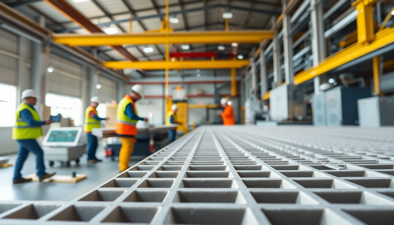 Get insights on GRP Grating Supplier with professionals installing durable fiberglass grating.