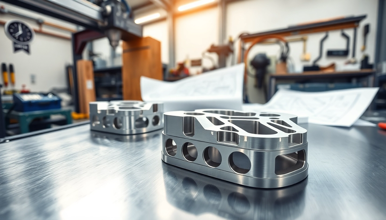 Showcasing aluminum prototypes crafted with precision in a high-tech workshop.