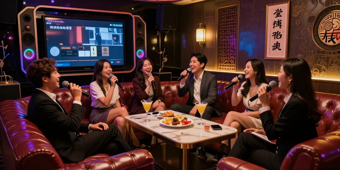 강남가라오케 https://www.gangnammicroom.com 고급스러운 노래방에서 즐거운 모임 모습