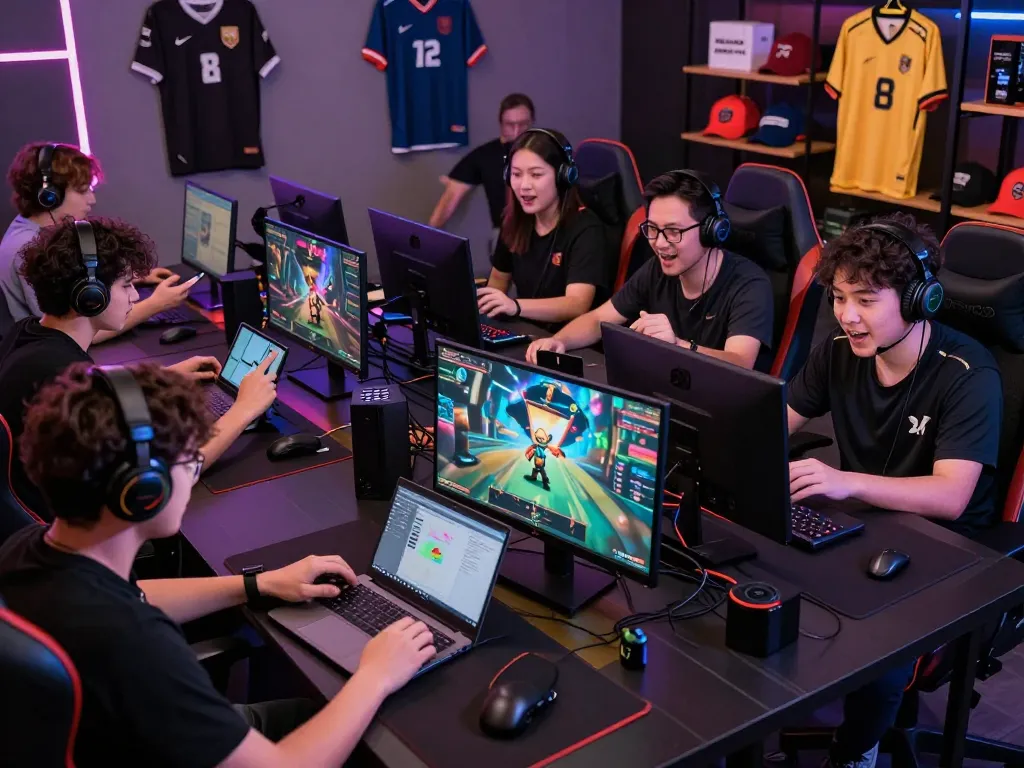 Join ligasedayu's vibrant online gaming community with gamers engaging in multiplayer fun.