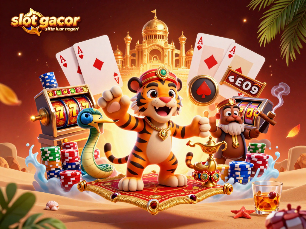 Permainan slot gacor situs luar negeri menawarkan pengalaman menarik dengan karakter sultan dan genie dalam suasana magis.
