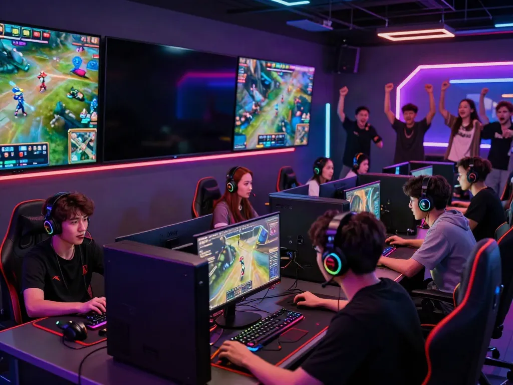 Competitive online gaming environment showcasing ORION88 players in action