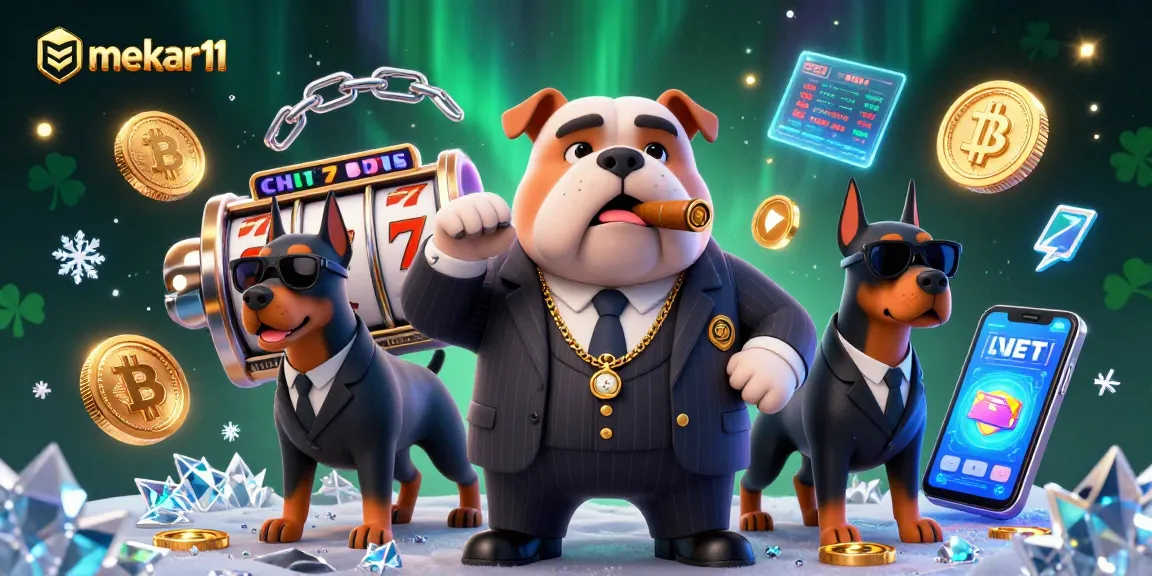 Spin jackpots with Mekar11's thrilling slots experience in a vibrant casino scene.