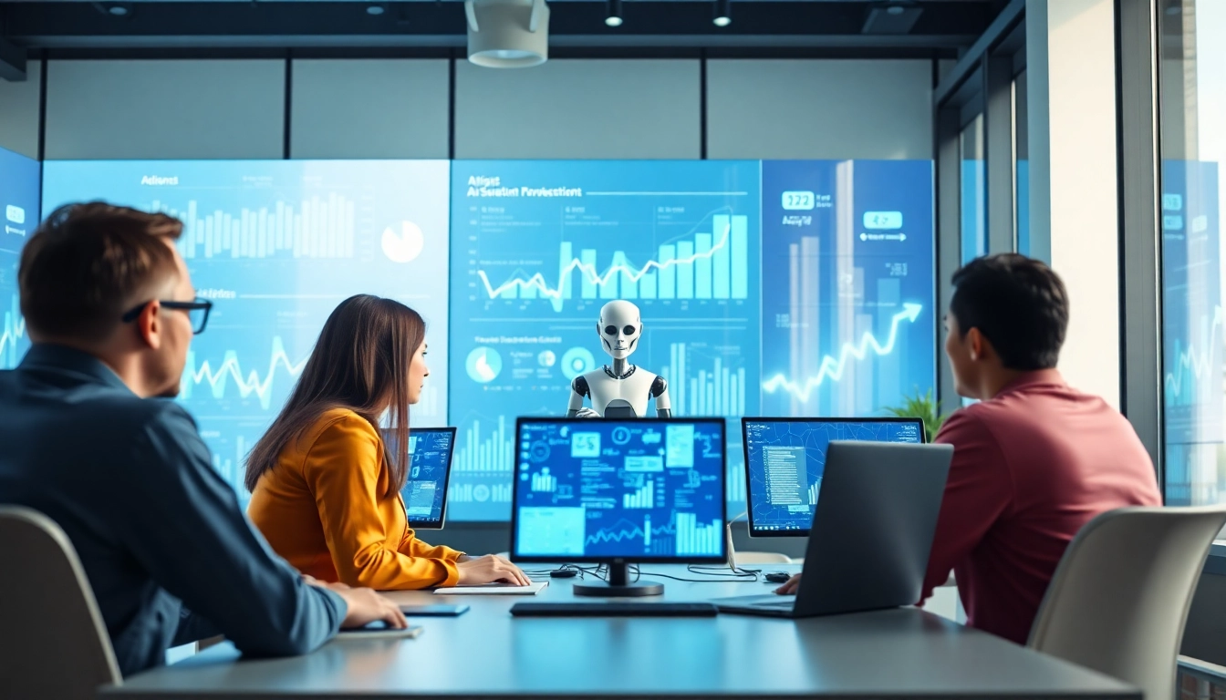 Engaging AI assistant for enterprise enhances digital collaboration among team members.