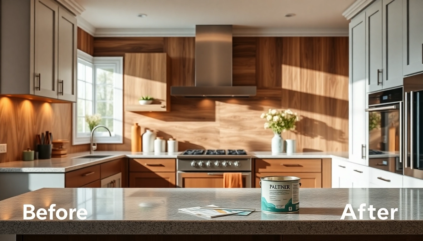 Showcase Cabinet Refacing Saint Petersburg FL transformation in a stylish kitchen decor.