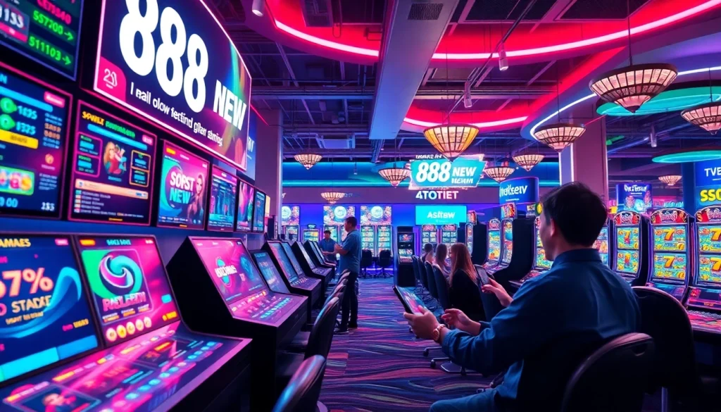 Engaging online gaming experience at 888new with vibrant visuals and secure transactions.