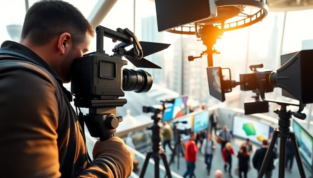 Engaging videography showcasing commercial videography toronto expertise in an urban setting.