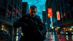 Action-packed scene depicting A Deadly Chance with a SWAT officer preparing for a high-stakes confrontation.