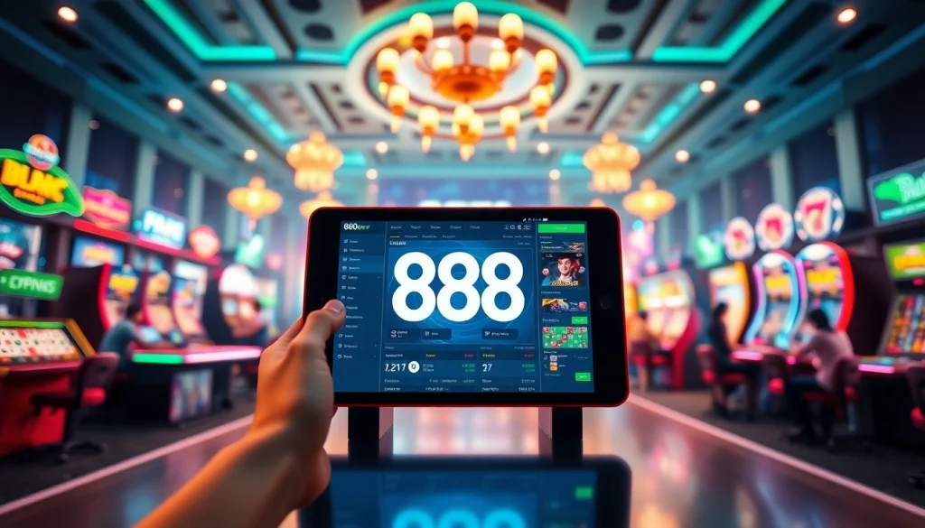 Engaging online betting experience with 888new’s sleek gaming interface and vibrant games.