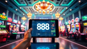 Engaging online betting experience with 888new’s sleek gaming interface and vibrant games.