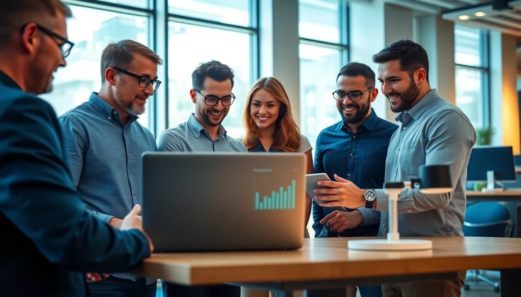 Streamline your IT Helpdesk Solutions with a professional team working collaboratively.