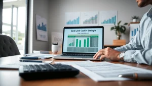 카드 한도 현금화에 관한 전략을 분석하는 전문가의 모습