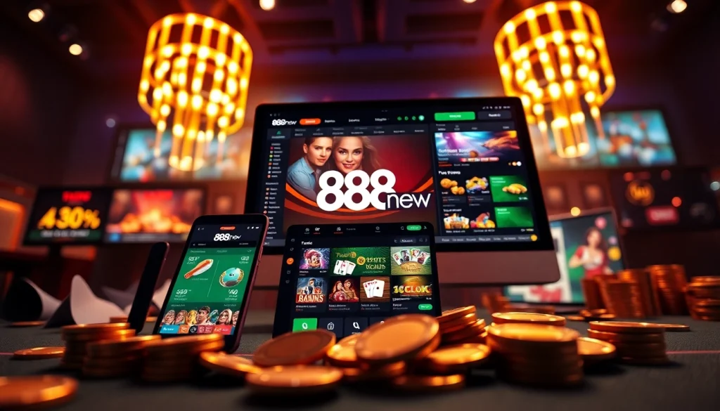 Explore the exciting world of online gaming with 888new, featuring vibrant digital casino games and secure transactions.