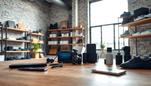 Fotografo di Prodotti in azione, catturando dettagli unici di articoli vari in studio moderno.