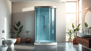 Erkunden Sie die elegante sonni Duschkabine in einem modernen Bad-Design.