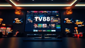 TV88 gaming platform showcasing engaging casino games and sports betting options.