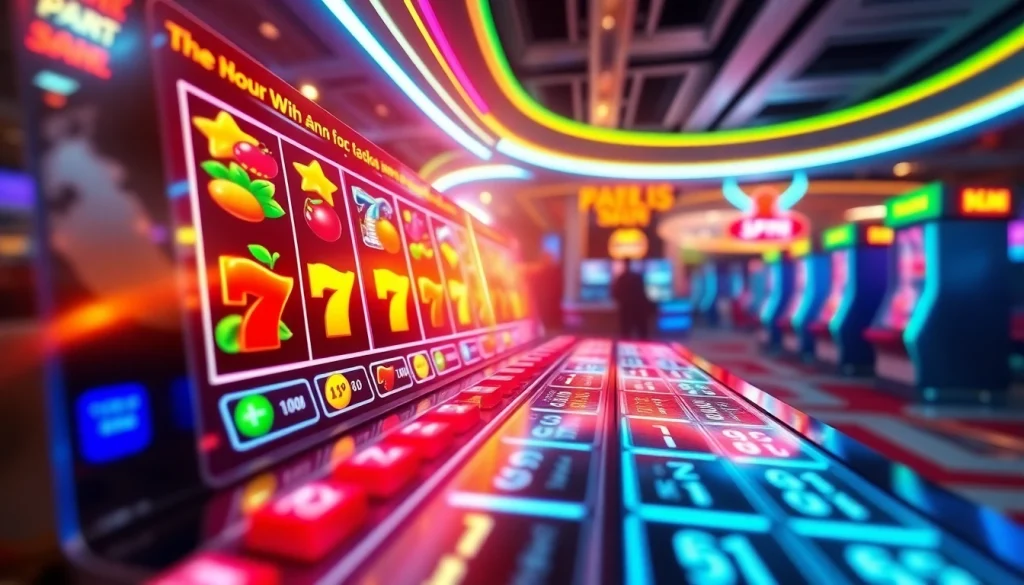 Explore the innovative online gaming experience of hoki138 pro with an exciting digital slot machine display.