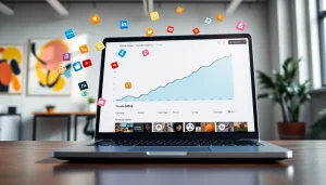 Enhance your strategy with a professional view of a youtube smm panel analytics display.