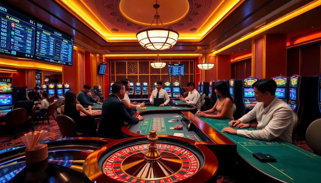 Khela88 bet scene showcasing excitement at a casino table with players in action