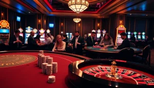 Players enjoying luxury casino games at Hi88, immersed in excitement and chance.