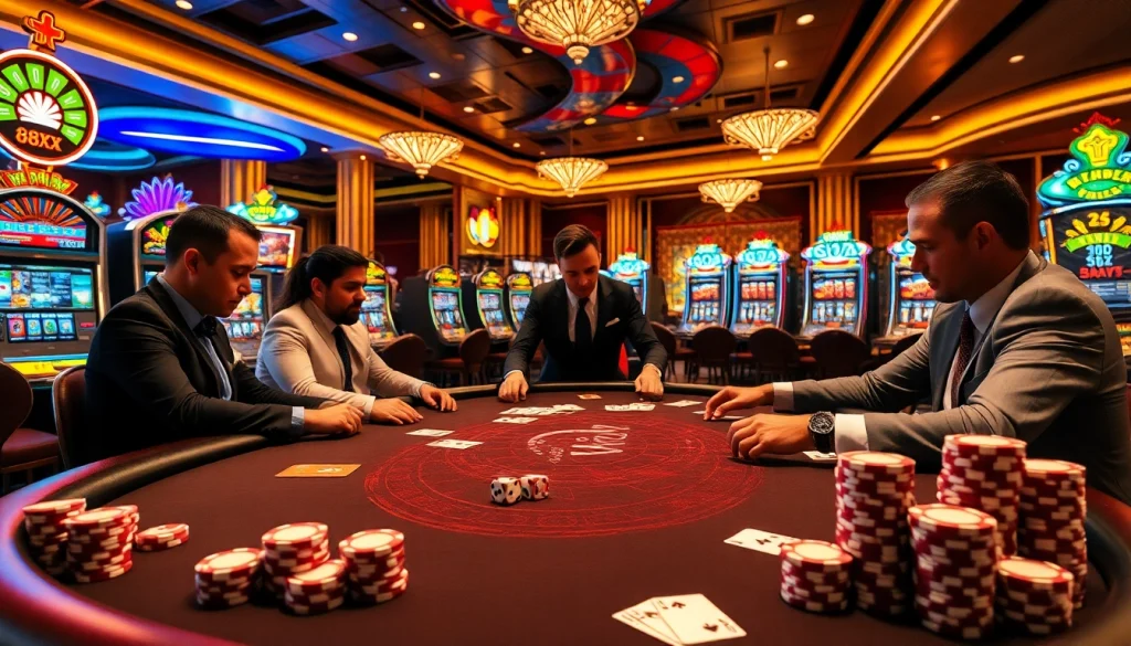 Experience thrilling poker action at the 88xx casino with vibrant slots and elite players.