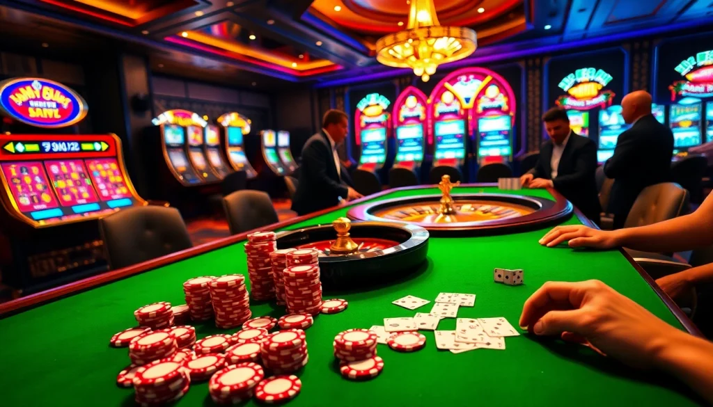 Engage in thrilling games at jeetbuzz ক্যাসিনো with a vibrant casino atmosphere.