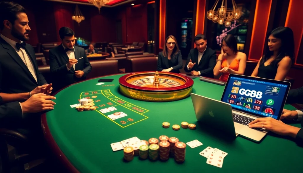 Experience high-stakes betting at gg88.com with vibrant tables and exciting gameplay.