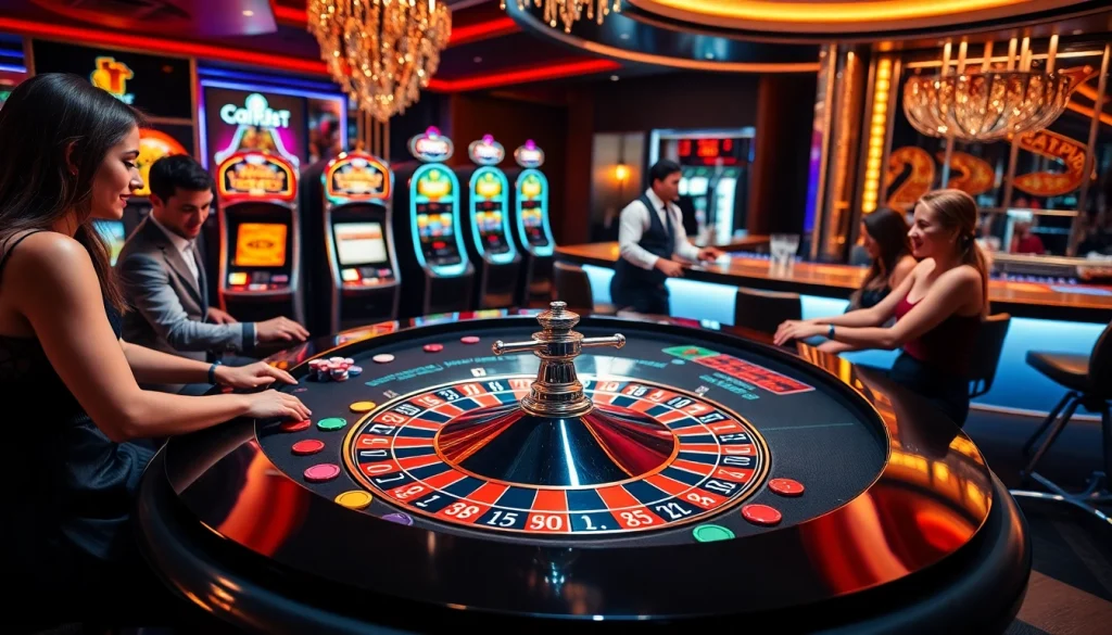 Experience thrilling gaming excitement at https://riobett.com.br with vibrant cards, roulette, and lively atmosphere.