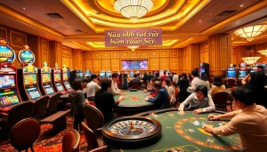 Gambling excitement grips players as they engage with casino games - Nếu như vậy bám vào đây thrills the atmosphere.