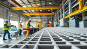 Get insights on GRP Grating Supplier with professionals installing durable fiberglass grating.