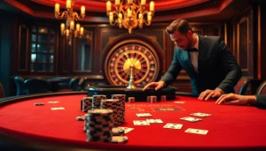 Engaging poker game scene illustrating hidden wiki 2 concepts with professional elements.