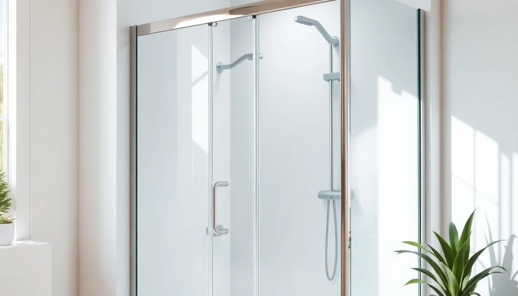 Elegante duschkabine 90x90 komplett in modernem Badezimmer für stilvolles Duschen.