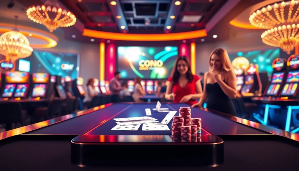 Log In to a luxurious online gambling interface featuring dynamic casino elements and exciting gameplay.