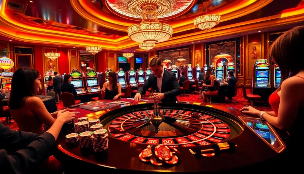 Experience thrilling roulette action at https://rr88.navy/ with elegant casino decor and vibrant ambiance.