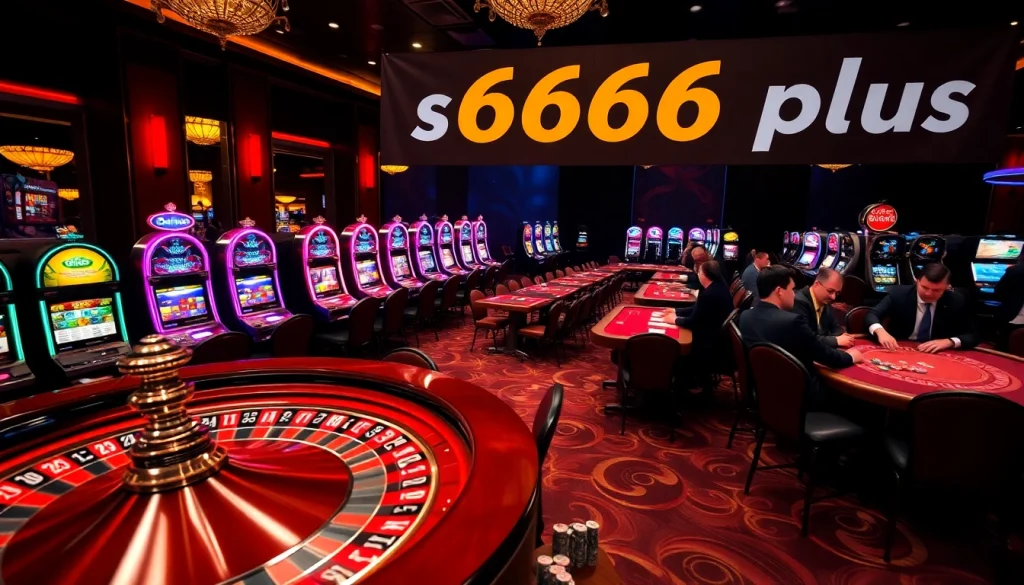 Enjoy exciting games and strategies at s666 plus casino, featuring vibrant poker and roulette tables.